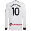 Virallinen Fanipaita Pitkähihainen Manchester United Rashford 10 Vieraspelipaita 2022-23 - Miesten